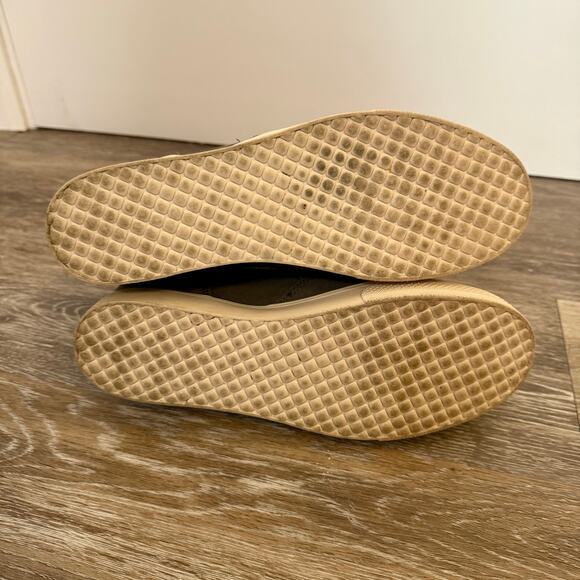 Steve Madden Charcoal Gray Suede Wedge Sneakers Ankle Boots Sz 8.5 M EUC - Picture 5 of 7